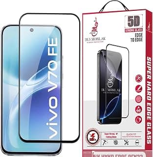 for Vivo V70 FE Tempered Glass Screen Protector, 9H Hardness Anti-Scratch Tempered Glass flim, Case Friendly,Anti-Scratch