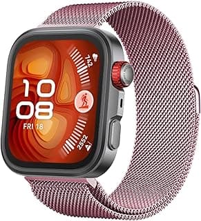 Strap Compatible with Huawei Watch Fit 4/4 Pro Bracelet, Stainless Steel Magnetic Extendable, Replacement Wristbands Metal Classic Band for Huawei Watch Fit 4/4 Pro Strap for Men Women