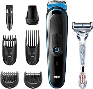 All-in-one trimmer MGK3242, 7-in-1 trimmer, 5 attachments.