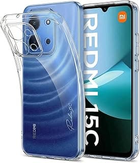 Case Compatible with Xiaomi Redmi 15C 4G/5G, Case Crystal Clear Soft TPU Gel Case Flexible Silicone Anti-Scratch Camera Protection Transparent TPU Cover - Clear