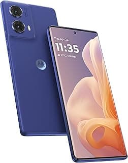 موبايل ذكي موتو g85 شبكة الجيل الخامس 5G بذاكرة رام 12GB و256GB وتخزين فلاش عالمي بنظام اندرويد 14 وشاشة pOLED من موتورولا، لون أزرق كوبالت، (عبوة تتضمن شاحن وجراب)