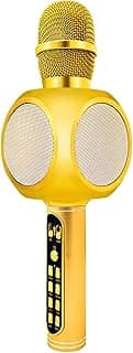 Sound Capture Mic - Exceptional Microphone for Clear Audio Recording, Perfect for YouTube Creators, Musicians, and Content Makers. (gold)
