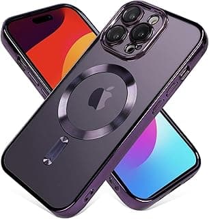 Case for iPhone 14 Pro Max 6.7-Inch, Camera Lens Full Protection, Compatible with Wireless Charging, Shockproof Soft TPU Phone Cover for iphone 14 pro max (Purple)