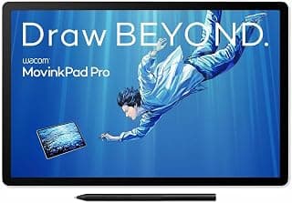MovinkPad Pro 14 Drawing Tablet – Pen-on-paper feeling with an OLED screen for True Blacks, Exceptional Contrast, Fast Response, Premium Texture Glass, Ultra-Precise Pro Pen 3 for Creatives