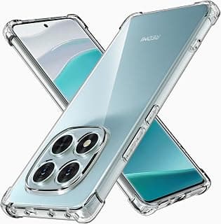 جراب متوافق مع Redmi Note 15 شفاف ناعم TPU ممتص للصدمات سيليكون مع حماية كاملة للكاميرا