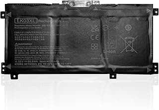 بطارية لابتوب LK03XL 11.55 فولت 55.8Wh متوافقة مع اتش بي انفي X360 15-BP000 15M-BP000 15M-BQ1XX TPN-W127 TPN-W128 سلسلة نوت بوك 916368-541 916814-855 HSTNN-UB75 1