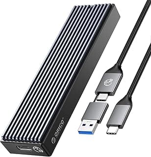 اوريكو M.2 ذاكرة مستديمة SSD 10Gbps محول USB خارجي USB3.2/ USB3.1 الجيل الثاني USB-C لM.2 PCIe NVME M-Key 2230/2242/2260/2280 SSD، مع UASP - M2PV