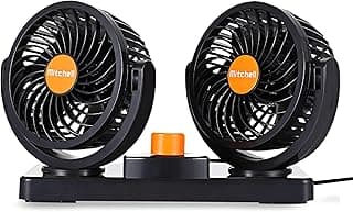 Car Air Cooler - Dual Fan System for Superior Air Circulation in Your Vehicle, Keeping You Cool Without Taking Up Space