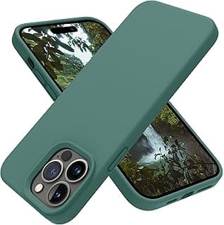 Designed for iPhone 14 Pro Max Phone Case, Silicone Shockproof Slim Thin Phone Case for iPhone 14 ProMax Case 6.7 inch (Pine Green)