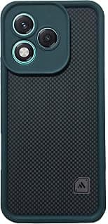 جراب ظهر Xpress Carbon لهاتف Honor 400 Lite، سيليكون ناعم مطفي، حماية للكاميرا، نحيف ومضاد للصدمات (أخضر)