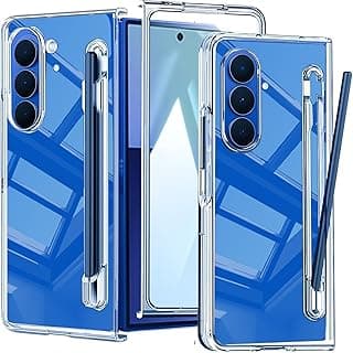 For Samsung Galaxy Z Fold 7 Clear Case with Screen Protector&stylus pen, Ultra-thin Shockproof Protective Bumper Cover, ]Anti-yellowing] Long-lasting as New, Compatible with Z Fold 7, Transparent
