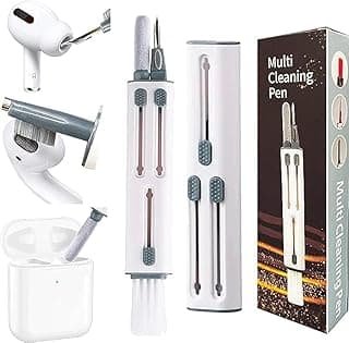 Pro Cleaning Kit (Gen 1/2/3 Compatible): Keyboard Brush, Cleaning Pen for Earbuds (Samsung/Beats), Laptop/Phone - White