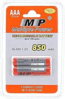 KX 2869 Multiple Power Ni-Mh Rechargeable AAA Batteries -MP 850 MAh (2 Batteries)