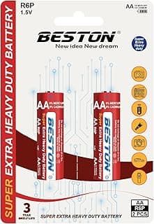 قلم كربون زنك شديد التحمل للغاية R6S AA BP2 من بيستون