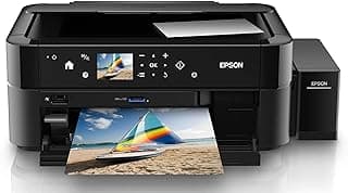 طابعة صور ecotank l850 بـ 6 ألوان لطباعة صور عالية الجودة واقتصادية