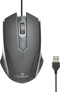 ماوس Gamma M-62 بتصميم مذهل وحساسية عالية ودقة 800 DPI - أسود