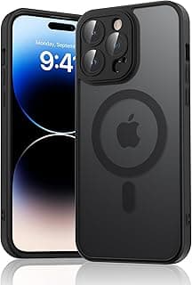 Magnetic Case for iPhone 14 Pro Max Case, [Compatible with MagSafe Wireless Charging] Translucent Matte Back Drop Protection Skin-Friendly Shockproof Protective Cover for iPhone 14 Pro Max