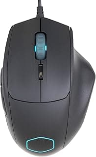 كولر ماستر ماوس العاب ضوئي (USB/اسود/12000 نقطة في البوصة/7 ازرار/RGB LED) - ماستر ماوس MM520