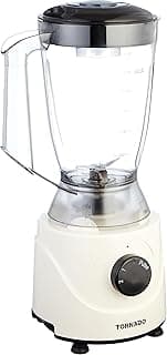 خلاط كهربائي 400 وات 1.5 لتر مع 2 مطحنة أبيض BL400/2-WHITE