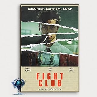 Naia - Wooden Poster - Movies - Fight Club - 30x40cm