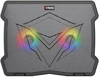 CP2020 Cooling Pad - Adjustable RGB Gaming Laptop Cooling Pad - with Dual Fans - Up to 14 Inch - 2 x USB | MT-CP2020