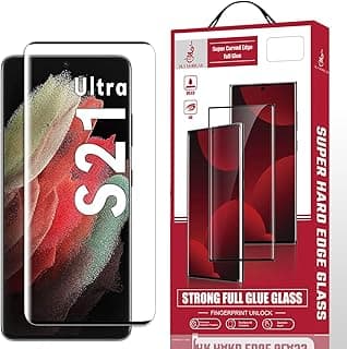 واقي شاشة Dl3 Mobilak لهاتف سامسونج جالاكسي S21 Ultra، زجاج مقسى عالي الدقة، مقاوم للخدش، بدون فقاعات، صلابة عالية، تغطية كاملة