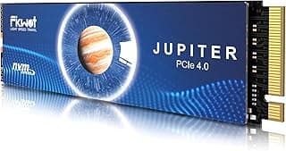 وسيط تخزين داخلي ذو حالة ثابتة M.2 NVMe 2280 FX991 من فيكوت بسعة 1 تيرابايت، قرص بمنفذ الملحقات الإضافية السريع الجيل 4×4، قراءة حتى 7100 ميجابايت/ثانية لجهاز بلاي ستيشن 5/لاب توب/كمبيوتر مكتبي