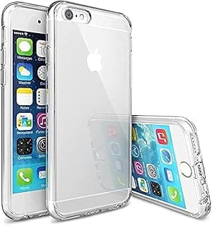 جراب شفاف كريستالي فائق اللمعان لهاتف ابل iPhone 6 / 6s حماية فائقة وامتصاص للصدمات بسمك 1.5 مم - شفاف