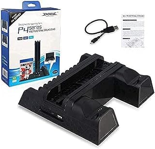DOBE 4 in 1 Vertical Charging and Display Stand for PS4 Pro
