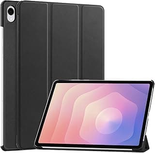 جراب حماية رفيع ذكي قابل للطي لجهاز سامسونج جالاكسي تاب S11 (11 بوصة) 2025 SM-X730/SM-X736B بخاصية التنشيط/السكون التلقائي بمسند قابل للتعديل وهيكل صلب خفيف الوزن ومضاد للصدمات من دي واي بوكس أسود