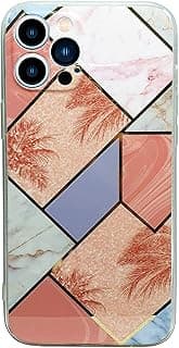Marble Design TPU Back Cover for iPhone 12 Max (Multicolor)