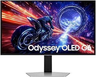 شاشة ألعاب أوديسي G60SF او ال اي دي 27 بوصة 2560 × 1440 بيكسل 500 هرتز زمن استجابة 0.03 مللي لكل ثانية شاشة كمبيوتر مضادة للوهج انفيديا جي سينك ايه ام دي فري سنك بريميوم برو LS27FG602SUXEN من سامسونج
