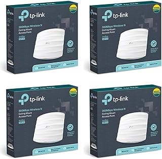 EAP115 300Mbps Wireless N Ceiling Mount Access Point (4 Pieces Bundle)