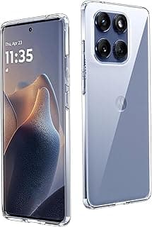 جراب شفاف لموتورولا Edge 60 Fusion/Edge 60، غطاء TPU نحيف جداً، مرن وشفاف، مقاوم للخدش والصدمات