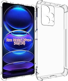 جراب لهاتف شاومي Redmi Note 12 Pro Plus Pro+ شفاف من TPU مع حماية للزوايا الأربعة