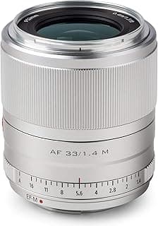 VILTROX 33mm F1.4 APS-C AF Auto Focus Lens Compatible with Canon EOS-M Mount M10 M100 M3 M5 M50 M6 M60 II