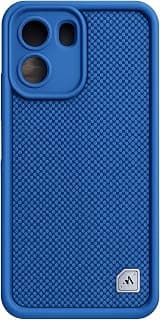 Blue back cover for OPPO A6X, featuring a secure fit and camera protection.