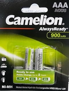 بطاريات Chameleon AAA قابلة للشحن، 900 مللي أمبير، 1.2 فولت، متوافقة مع الأجهزة اللاسلكية والكاميرات والماوس