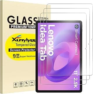 عبوة 3 اسكرينة حماية لجهاز لينوفو Tab M11 10.95 / لينوفو Idea Tab تابلت 11 بوصة زجاج مقوى
