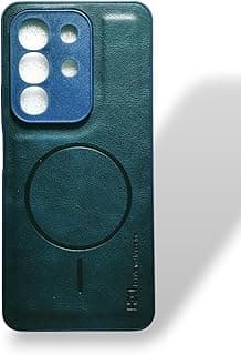 جراب MagLeather Pro لـ Vivo Y29 (4G) – جراب جلد مغناطيسي فاخر مع حماية كاملة للكاميرا (أزرق)
