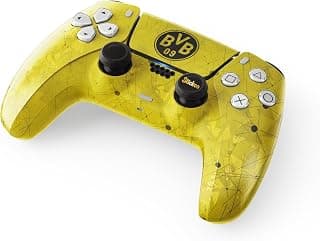 ملصق سكيين BVB دورتموند من Stickoo متوافق مع دراع التحكم لبلايستيشن 5 | تصميم BVB 09, سهل التركيب والإزالة, طباعة عالية الدقة, خامات أوروبية يابانية, إصدار خاص محدود