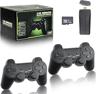 Game Stick – Smart Retro Video Game Console, Plug & Play Wireless TV Stick with 4K HDMI Output, 64GB Storage, 20,000+ Games for Endless Entertainment on Your TV