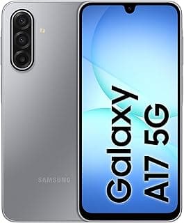سامسونج Galaxy A17 5G، موبايل أندرويد، مساحة 256 جيجابايت، رام 8 جيجابايت، رمادي، تحديثات نظام 6 مرات، شاشة كبيرة، كاميرا 50 ميجابكسل OIS