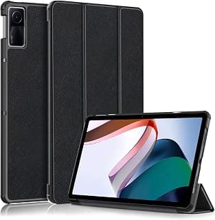 Case For Xiaomi Redmi Pad 10.6, Multi-Viewing Angles, All New PU Leather Smart Cover with Auto Sleep Wake Feature, Slim Flip Shell Case for Xiaomi Redmi Pad 10.6 -Black