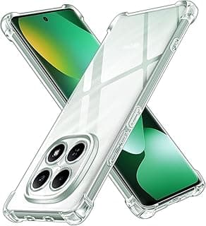 Case for Xiaomi Note 15 4G/5G - Crystal Clear Anti-Yellowing, Built-in Camera Protection and Reinforced Corners Shockproof Cover, Flexible TPU Cover, Scratch Resistant, Anti-Fingerprint