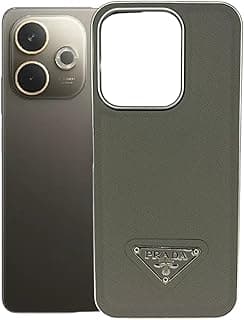 Premium Cover Leather Case For OPPO A5 Pro, Hard Leather Cover Compatible with OPPO A5 Pro, High Edge for Camera, Anti Scratch, ShockProof, Slim Simple Design, Color Gray