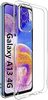 Case Compatible with Samsung Galaxy A13 4G [Not fit A13 5G] Case Crystal Clear Soft TPU Gel Case Flexible Silicone Anti-Scratch Camera Protection Transparent TPU Cover - Clear