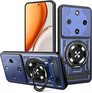 جراب غطاء مقاوم للصدمات UNBLACK لحماية الكاميرا TPU + PC متوافق مع Honor X9d (أزرق)
