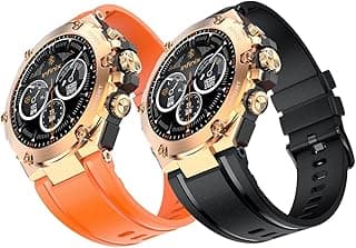 ساعة انفنيكس XWatch3GT- XW3GT الذكية: مقاومة للماء بتصنيف IP68، شاشة HD كبيرة للغاية 1.54 انش، 123 وضع رياضي، دعم مكالمات بلوتوث، مراقبة الصحة وتتبع اللياقة البدنية، سوارين، ضمان لمدة عام