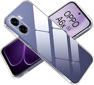 Cover for OPPO A6X/A6T 4G/5G, Slim Soft TPU Case, Premium Liquid Silicone Protective Case - Transparent